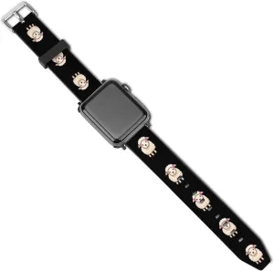 Cute Sheep Watch Bands for Men Women Replacement Leather Watchbands Compatible with Apple Watch