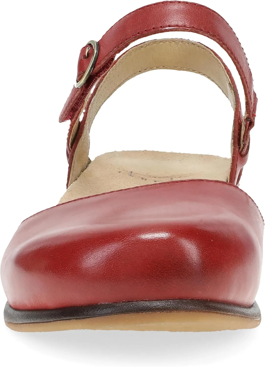 Dansko Christine Women's Cushioned Low Profile Wedge Mary Jane - Closed-Toe Sandal with Hook and Loop Adjustable Strap, Lightweight Comfort, Arch Support