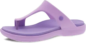 Dansko Krystal Slip-On Thong Sandal for Women – Lightweight and Durable, Easy Clean Molded EVA –Natural Arch Technology for Added Support