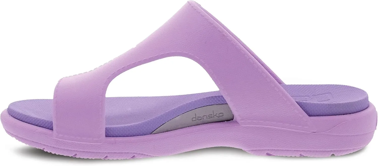 Dansko Krystal Slip-On Thong Sandal for Women – Lightweight and Durable, Easy Clean Molded EVA –Natural Arch Technology for Added Support