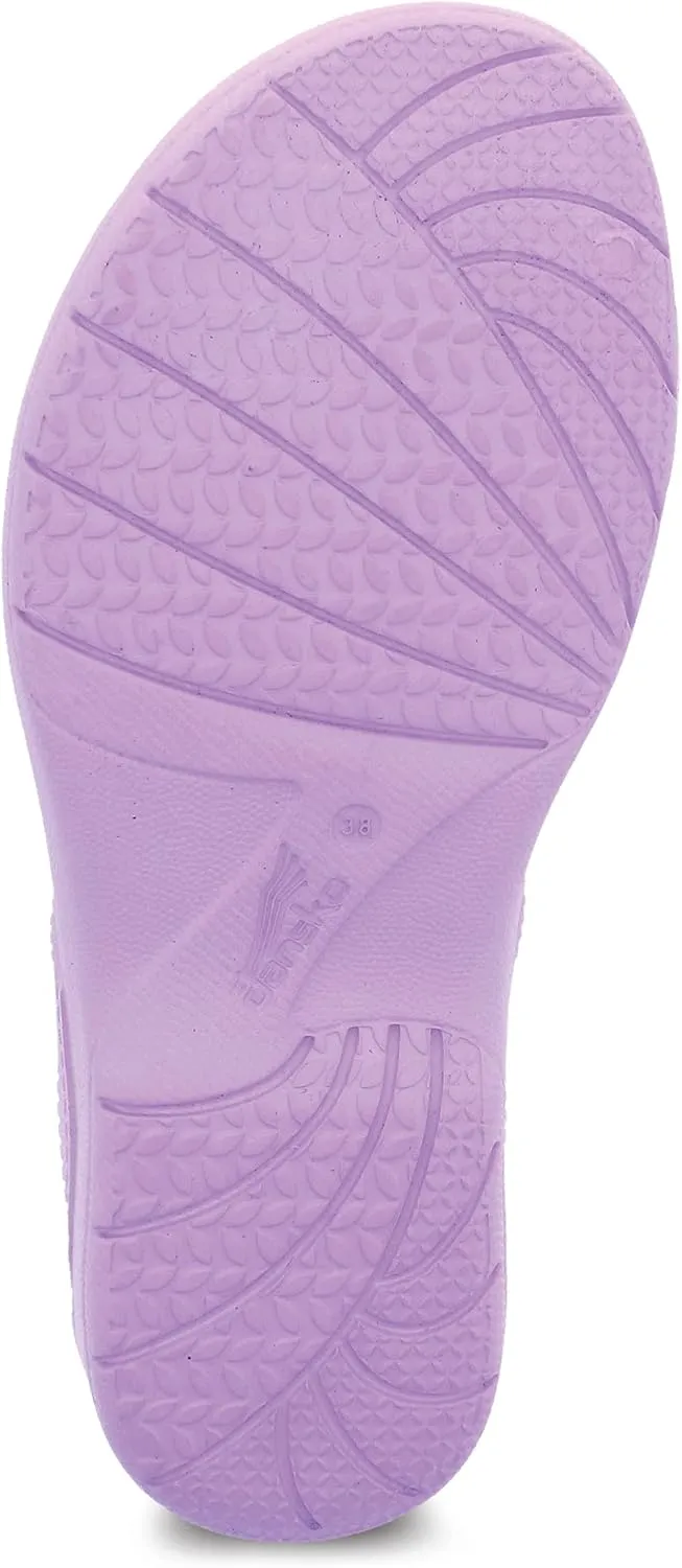 Dansko Krystal Slip-On Thong Sandal for Women – Lightweight and Durable, Easy Clean Molded EVA –Natural Arch Technology for Added Support