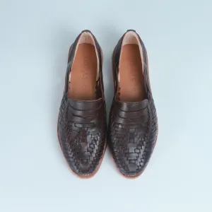 Dark Brown Leather Sebastian Loafer