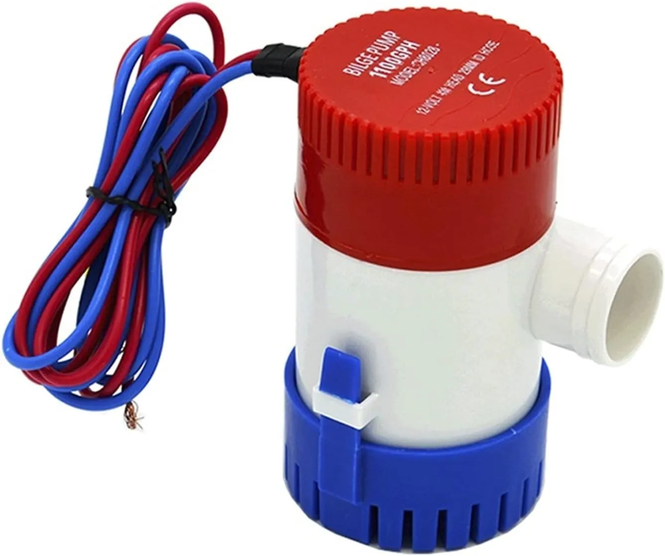 Dc 12v/24v 500/750/1100GPH, Bilge Pump Marine Electric Water Pump Accessories Submersible Boat Water Pump(350GPH 24V)