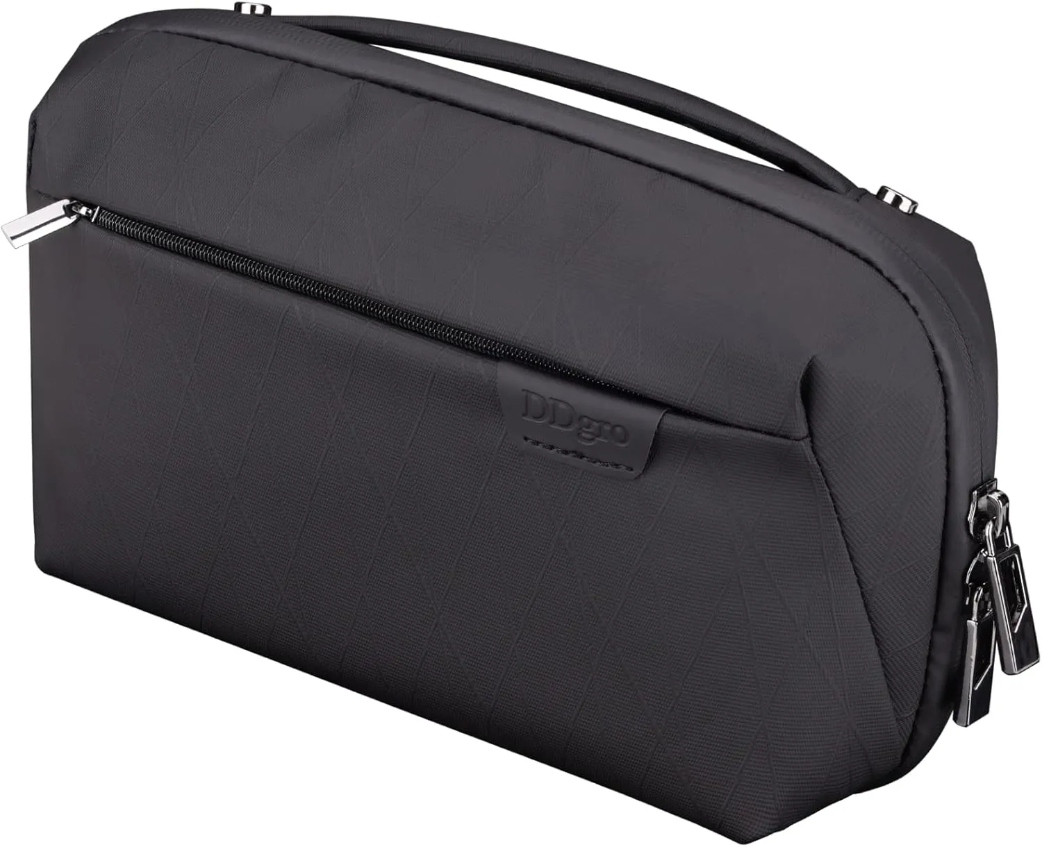 DDgro Cable Organizer Travel Pouch, Accessories Carrying Case Bag for Electronics, MacBook Charger & Cords, Hard Drive (Black)