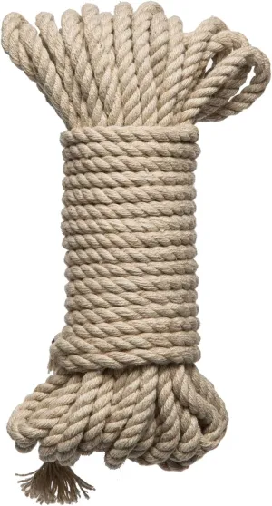 Doc Johnson Merci - Bind & Tie - 6mm Hemp Bondage Rope - 30 Feet - for Adults Only, Natural