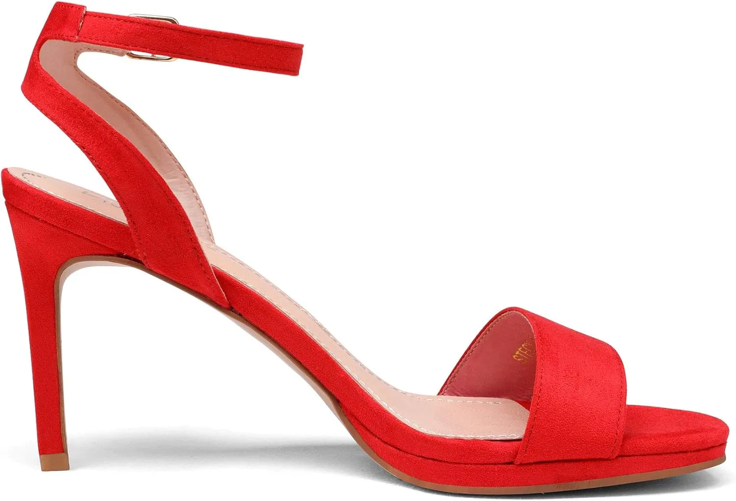 DREAM PAIRS Women's High Stiletto Open Toe Ankle Strap Heels Dress Pump Heel Sandals