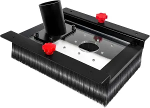 Dust Collection Cover for Slab Flattening Router Slide, Captures 95% of Wood Particles Extension Device for Router Skid, Slab Flattener Accessories Compatible with Most Milling Machines