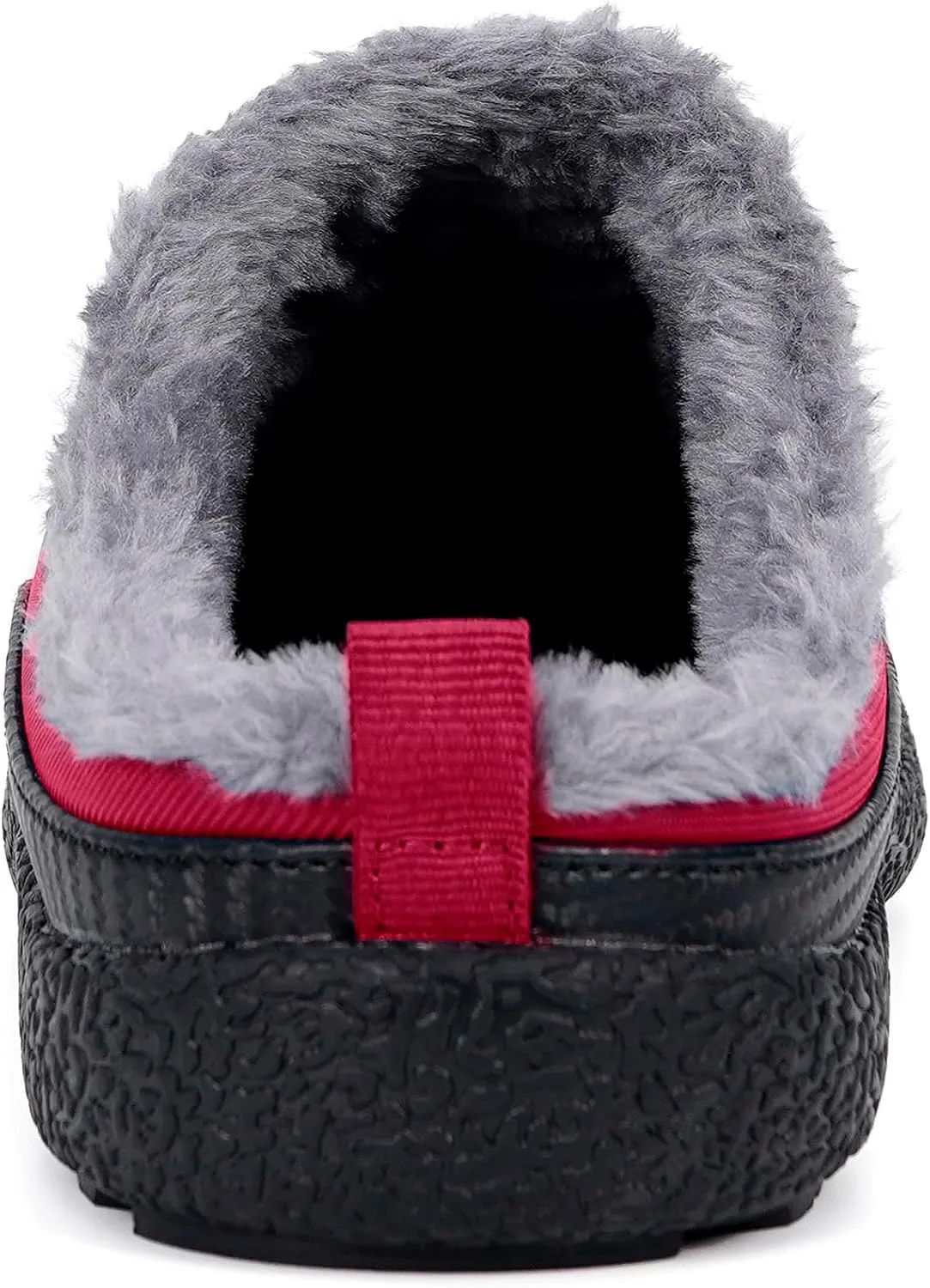 Eagsouni Womens Mens House Slippers Slip on Snow Winter Warm Fully Fur Lined Slippers Indoor Outdoor Shoes