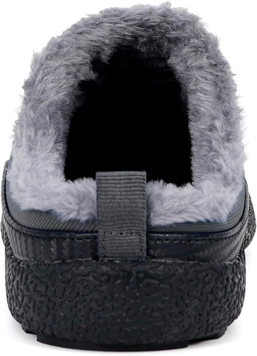 Eagsouni Womens Mens House Slippers Slip on Snow Winter Warm Fully Fur Lined Slippers Indoor Outdoor Shoes