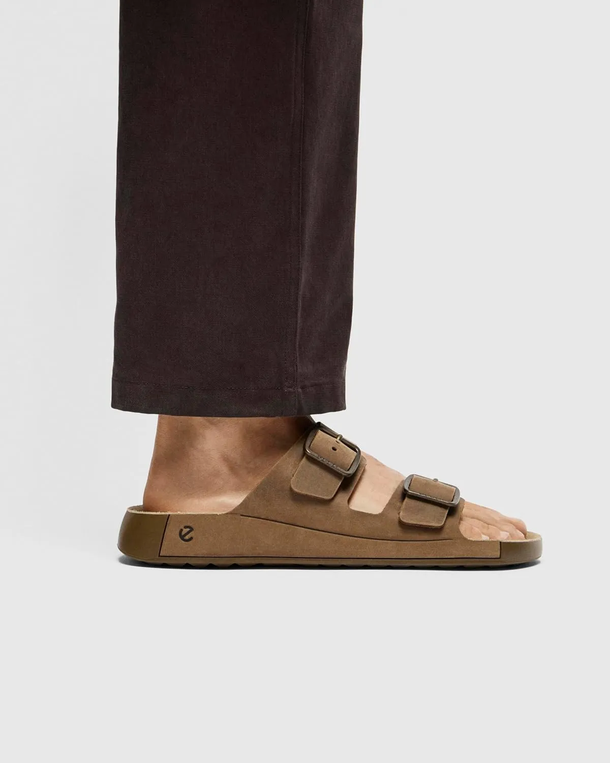 ECCO Men's Cozmo Two Band Buckle Slide Sandal