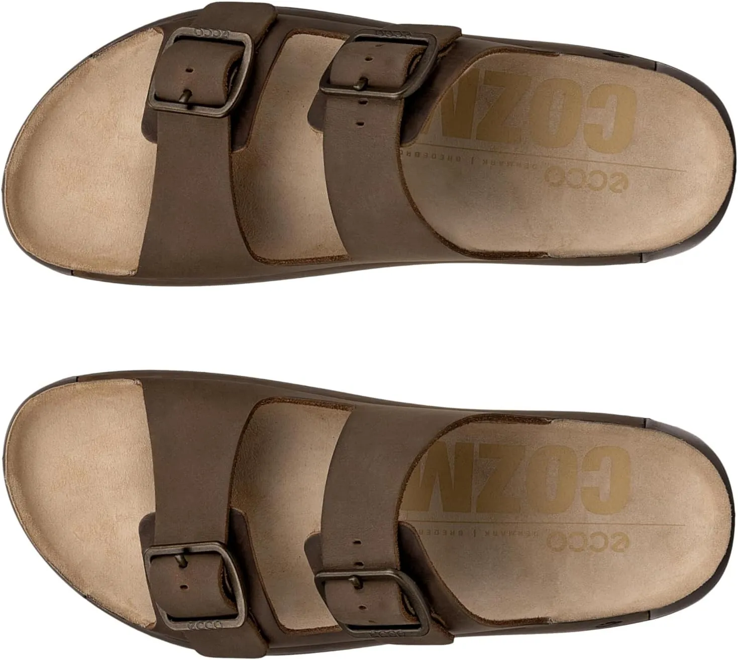 ECCO Men's Cozmo Two Band Buckle Slide Sandal