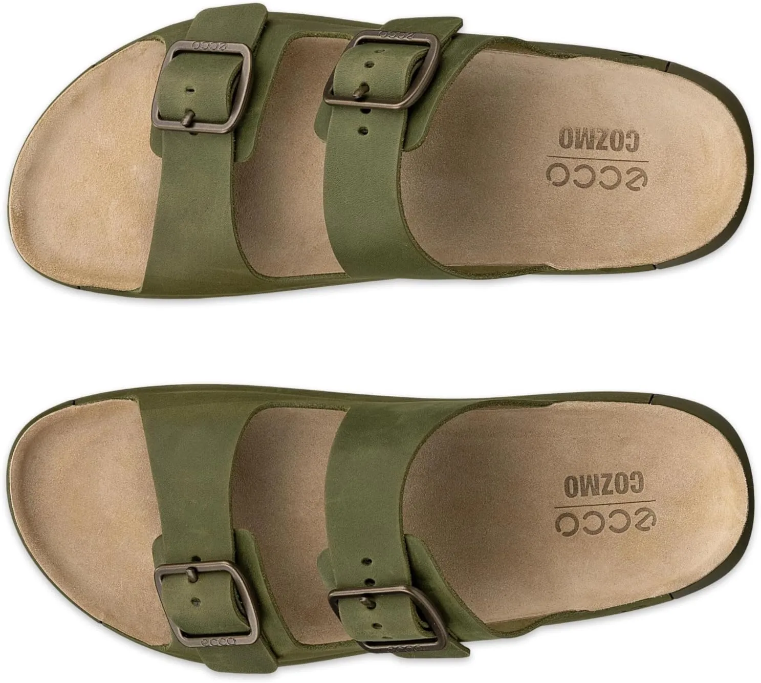 ECCO Men's Cozmo Two Band Buckle Slide Sandal
