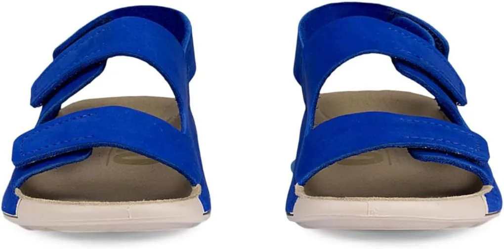 ECCO Unisex-Child Cozmo 3-Strap Adjustable Velcro Sandal