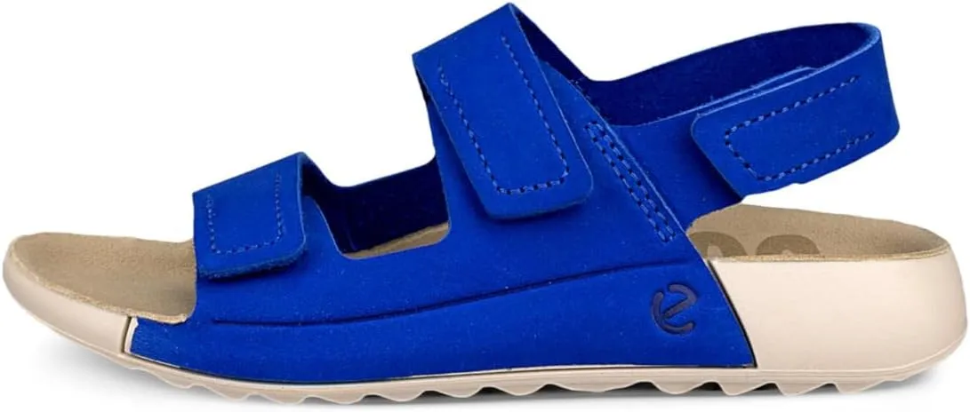 ECCO Unisex-Child Cozmo 3-Strap Adjustable Velcro Sandal