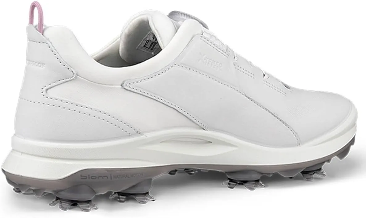 ECCO Women's Biom Tour Boa Waterproof Cleated Golf Shoe Sneaker