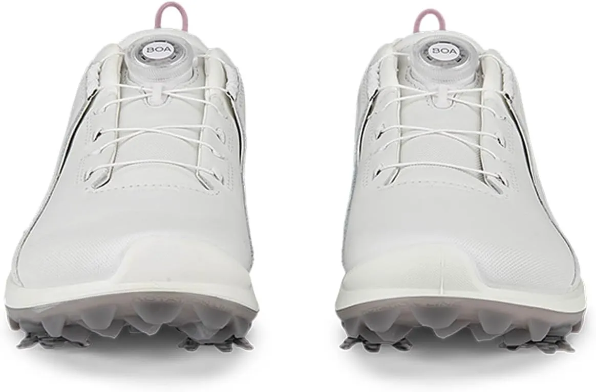 ECCO Women's Biom Tour Boa Waterproof Cleated Golf Shoe Sneaker