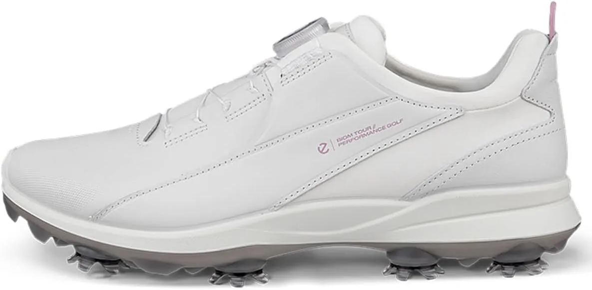 ECCO Women's Biom Tour Boa Waterproof Cleated Golf Shoe Sneaker