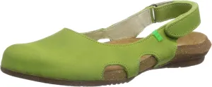 El Naturalista Women's Sandal N413 Wakataua Green 6 US