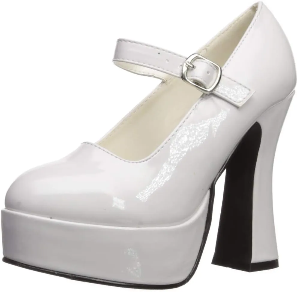 Ellie Shoes Women's Maryjane Shoe Pump, 11 White