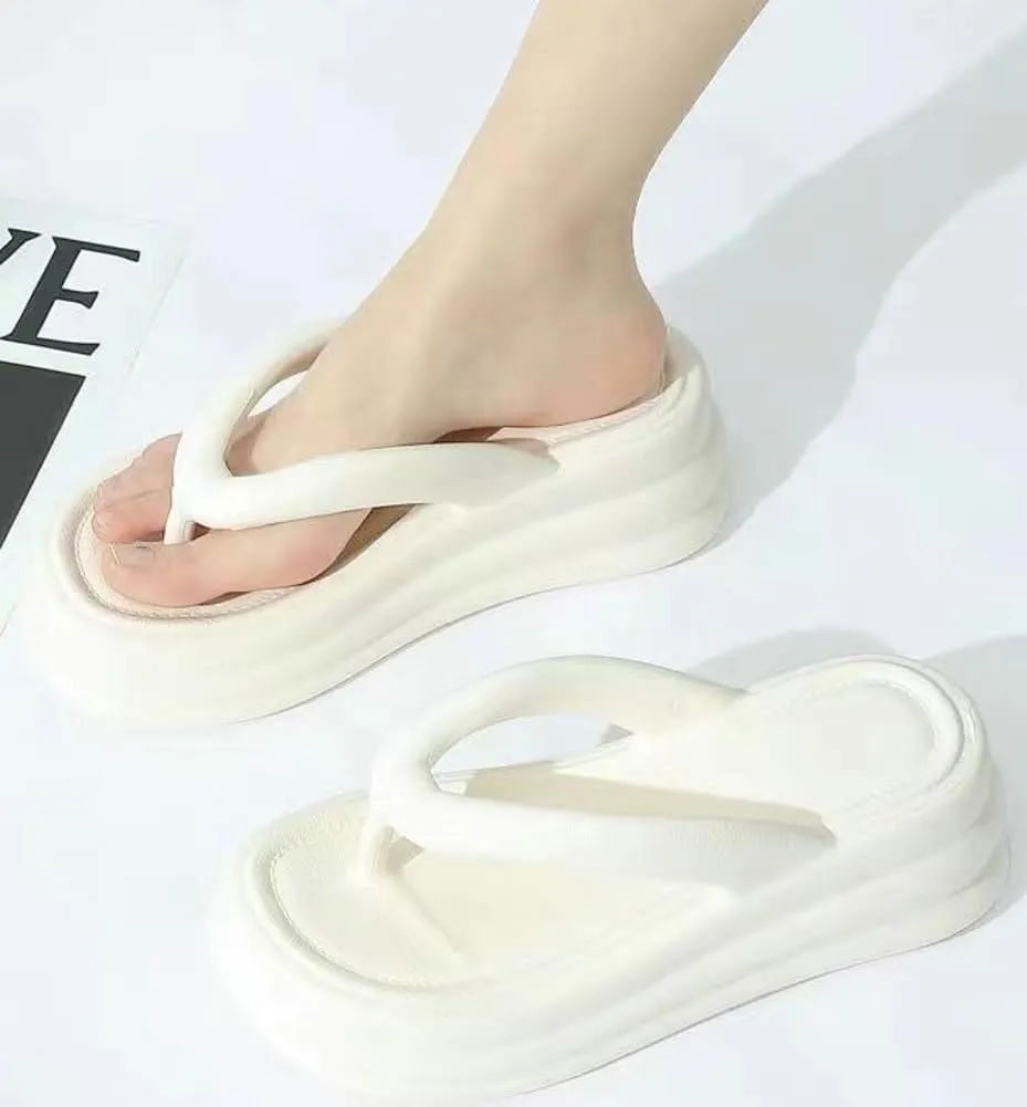 Epsion Thick Sole Summer Slipper for Women House Slides Quick Drying Shower Sandals Shoes 2025