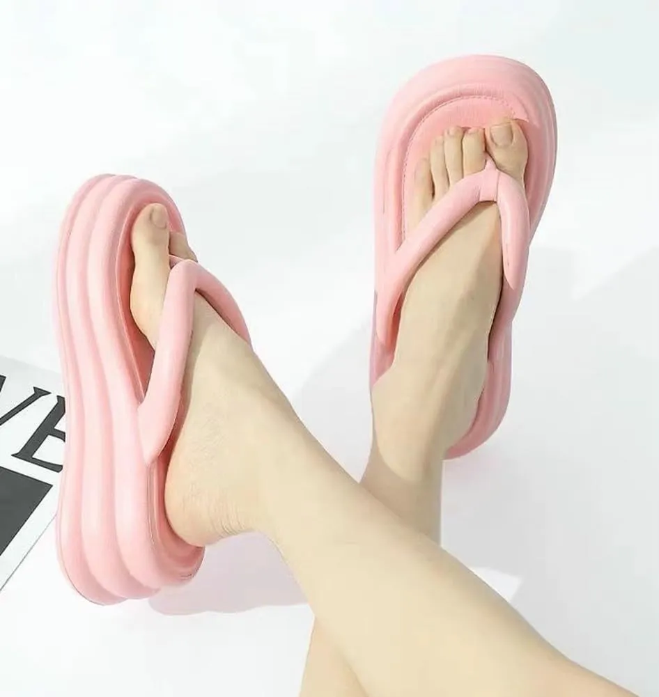 Epsion Thick Sole Summer Slipper for Women House Slides Quick Drying Shower Sandals Shoes 2025