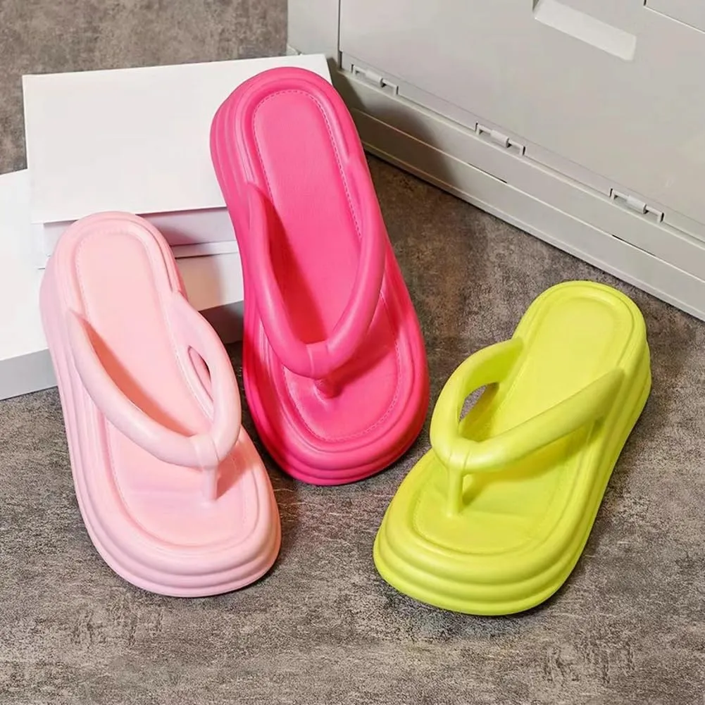 Epsion Thick Sole Summer Slipper for Women House Slides Quick Drying Shower Sandals Shoes 2025