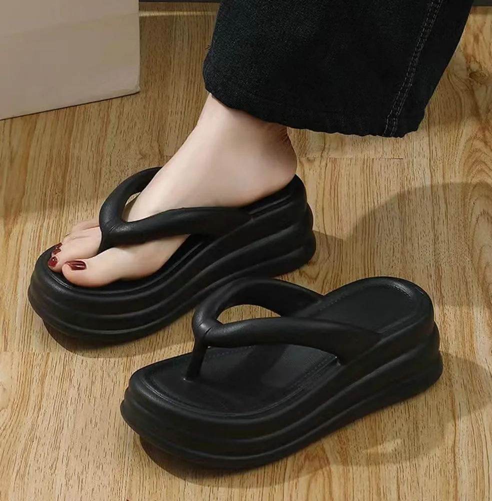 Epsion Thick Sole Summer Slipper for Women House Slides Quick Drying Shower Sandals Shoes 2025