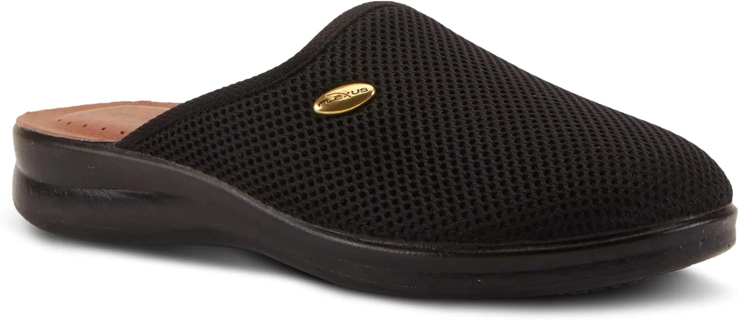 Flexus Spring Step Scuff Slippers for Women – Lightweight Indoor Footwear with Flexible Round Toe Design