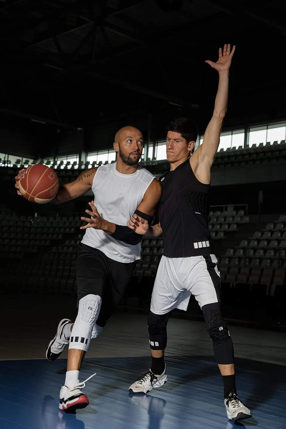 G-Form Padded Compression Basketball & Volleyball Shirt - Padded Compression Sports Tank Top for Men to Protect Chest