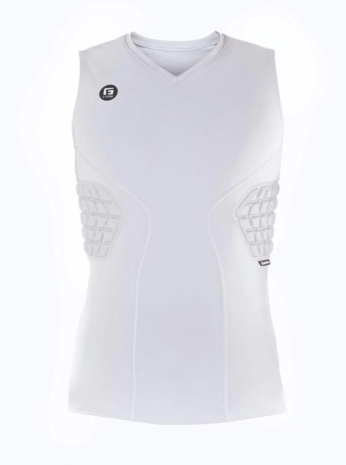 G-Form Padded Compression Basketball & Volleyball Shirt - Padded Compression Sports Tank Top for Men to Protect Chest