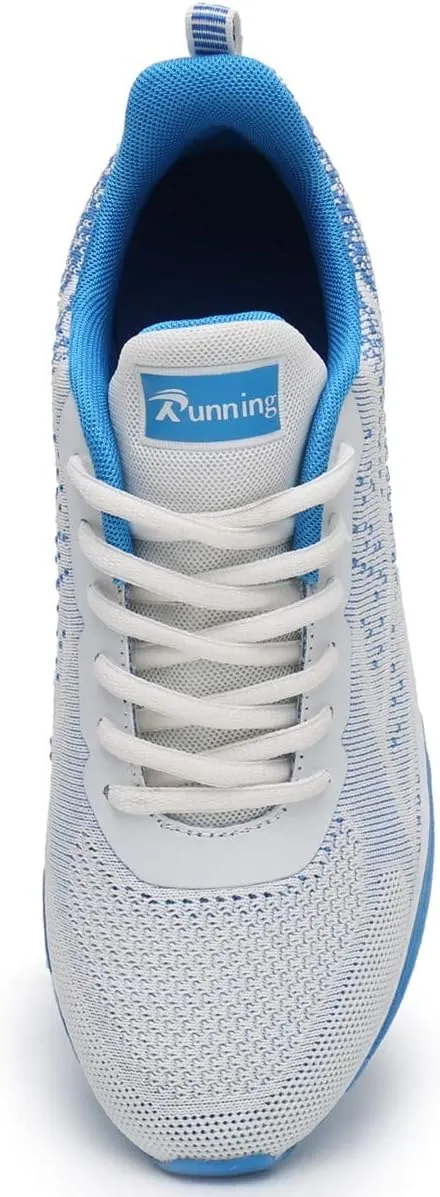 GANNOU Men's Athletic Running Shoes Fashion Sport Gym Jogging Tennis Fitness Sneaker (US 7-12.5)