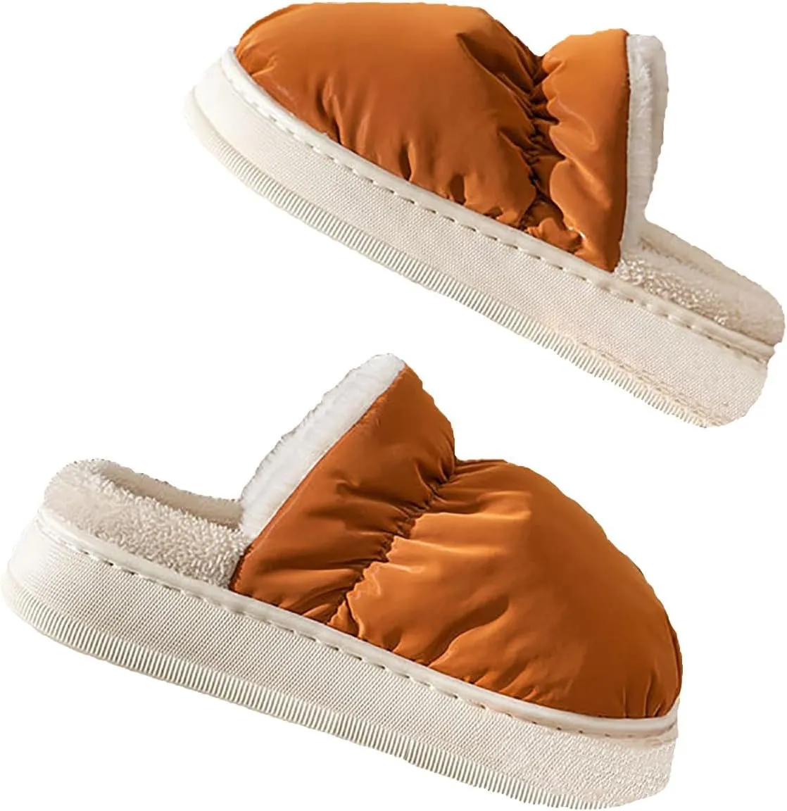 HANDKEI Women's Slippers Cute Rabbit Winter Anti slip Home Slippers Warm Plush Non slip Indoor and Outdoor Shoes