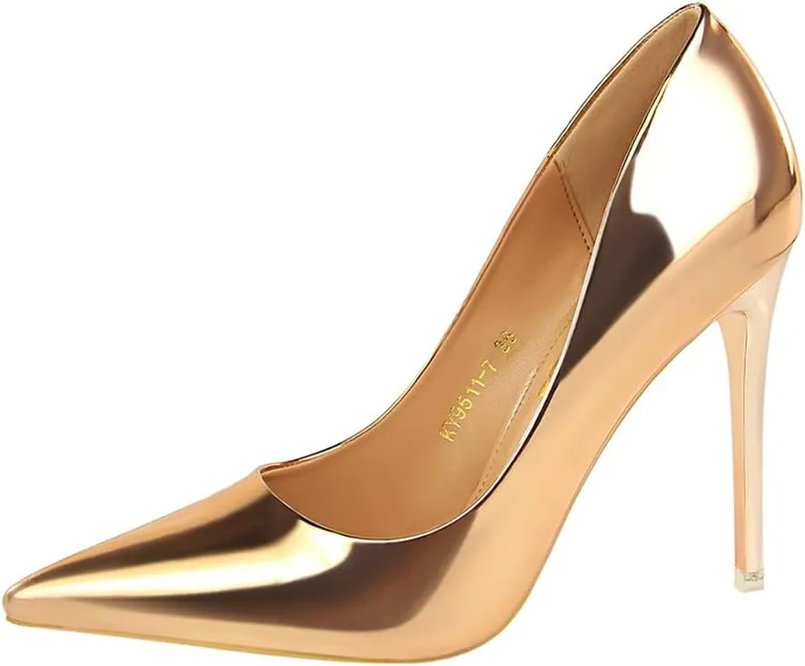 Hee grand Classic Pointed Toe Heels for Women Fashion Suede Stiletto Wedding Party Dress Shoes Office Pumps Lady High Heels