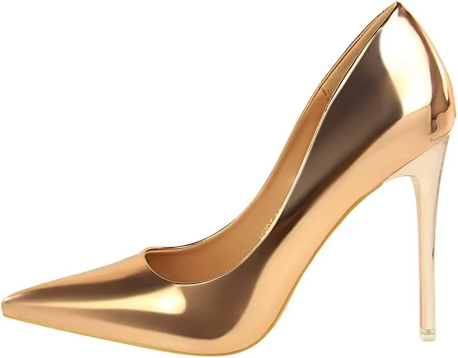 Hee grand Classic Pointed Toe Heels for Women Fashion Suede Stiletto Wedding Party Dress Shoes Office Pumps Lady High Heels