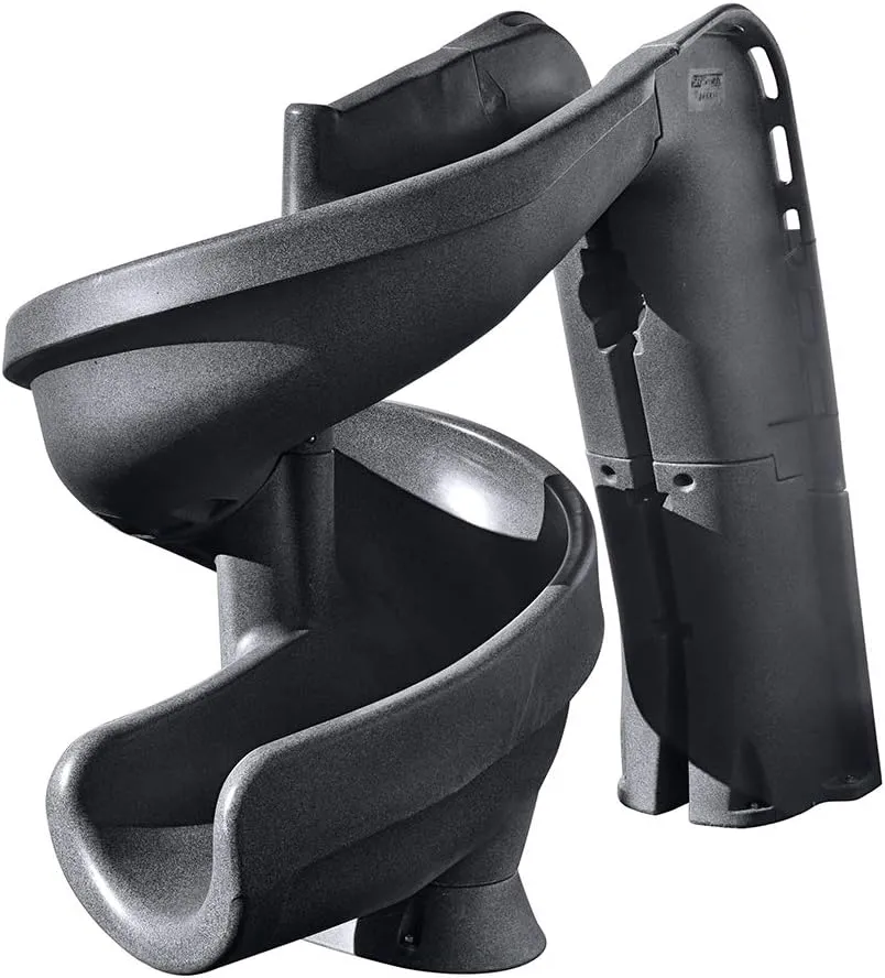 HELIX S.R.Smith heliX2 640-209-58124 S.R.Smith Pool Slide For In-Ground Pool, Gray Granite