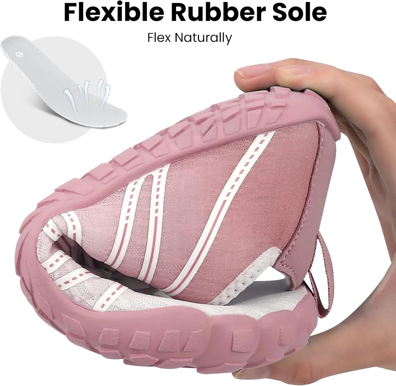 Hike Barefoot Water Shoes Women Men, Pro Grounded Footwear Womens Mens Breathable Wide Toe Box Grounding Unisex for Outdoor Beach Swim Pool Hiking Kayaking Surfing