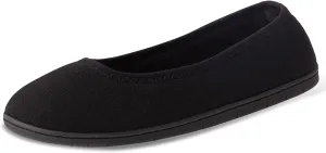House Shoes for Women Comfy Memory Foam Loafer Slippers for Ladies Non-slip Sole for Comfort Ballet Flat with Closed Back Indoor and Outdoor for All Season Wear Black LightGrey Beige US6-US11