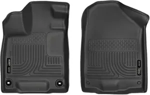 Husky Liners Weatherbeater Floor Mats | Fits 2017-2024 Honda Ridgeline | Front Row, 2-pc Black - 18431
