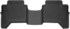 Husky Liners Weatherbeater Floor Mats | Fits 2019-2023 Ford Ranger SuperCrew | 2nd Row, 1-pc Black - 14411