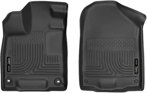 Husky Liners Weatherbeater Floor Mats | Fits 2019-2024 Honda Passport; 2016-2022 Honda Pilot | Front Row, 2-pc Black - 18411