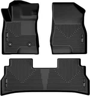 Husky Liners Weatherbeater Floor Mats | Fits 2024-2025 Buick Envista; 2024-2025 Chevrolet Trax | Front & 2nd Row, 3-pc Black - 99261