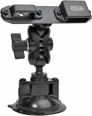 HYS Car Suction Cup - Dashboard and Windshield Walkie Talkie Belt Clip Mount for Car Holder Mount/Mic Holder for Anytone BaoFeng Icom Kenwood Yaesu Wouxon Amateur Radio HT &Speaker Microphone