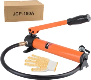 HZLZRZ CP-180 Hydraulic Pump Hand Operated Pump Hydraulic Hand Pump Manual Pump for Porta Power and Jack (1000psi) (HZ-180)