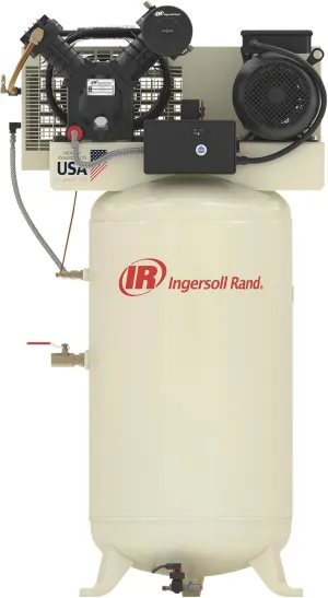 Ingersoll Rand Type-30 Reciprocating Air Compressor (Fully Packaged) - 7.5 HP, 230 Volt 1 Phase, Model Number 2475N7.5-P