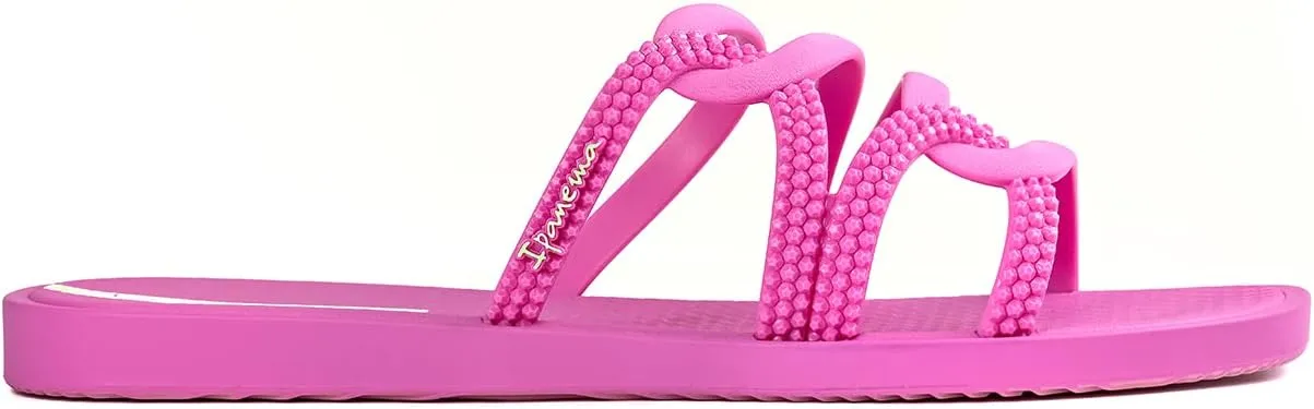 Ipanema Women's Solar Slides - Comfortable and Stylish Slip-On Sandals, Flip Flops for Women with Interlacing and Looping Woven Straps