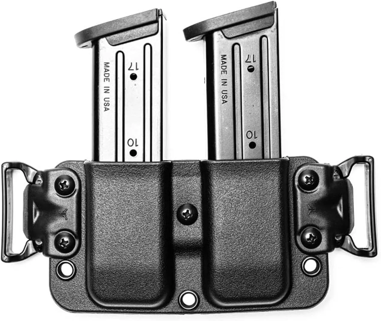 IWB & OWB Double Mag Pouch for Glock 17, 19, 22, 23 & More - USA Made - Total Eclipse 2.0 Double Mag Pouch by Blade-Tech Holsters