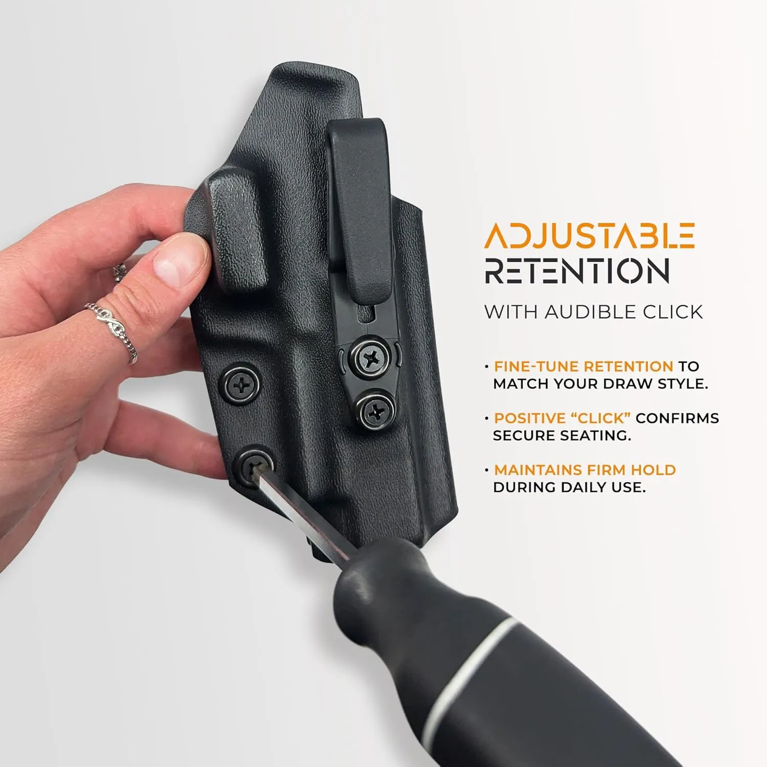 IWB Claw Tuckable Holster Fits Bul Armory SAS II Ultralight 3.25” Inside The Waistband Kydex Gun Holster American Made Durable Lightweight Concealed Carry Gear