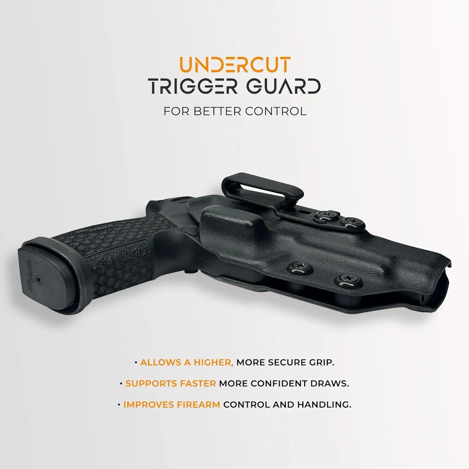 IWB Claw Tuckable Holster Fits Bul Armory SAS II Ultralight 3.25” Inside The Waistband Kydex Gun Holster American Made Durable Lightweight Concealed Carry Gear