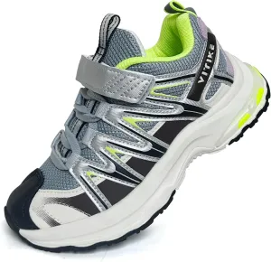 JMFCHI Kids Sneakers Boys Girls Tennis Running Shoes Outdoor Hiking Sneaker for Boys Athletic Breathable