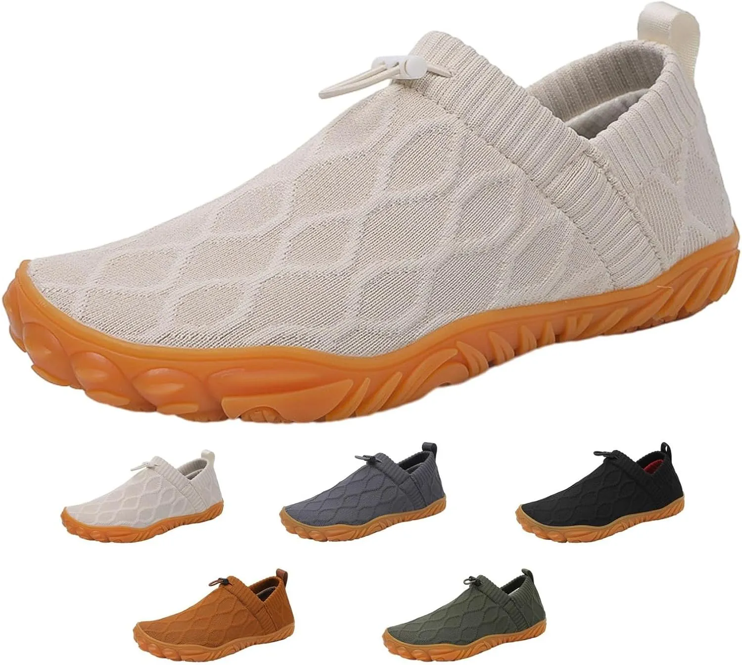Joyoasis Water Shoes, Joyoasis Water Sneaker Shoes, Knitted Slip-on Shoes Men's Barefoot Trail Running Shoes Hike Shoes